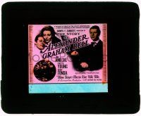 1a121 STORY OF ALEXANDER GRAHAM BELL glass slide '39 Don Ameche, Loretta Young, Henry Fonda