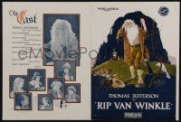 1a229 RIP VAN WINKLE magazine ad '21 Thomas Jefferson wakes up after his long sleep & returns home!