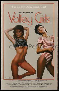 1a892 SAN FERNANDO VALLEY GIRLS pressbook '88 Sharon Mitchell, totally awesome sexploitation!
