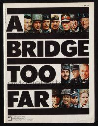 1a401 BRIDGE TOO FAR special magazine '77 Richard Attenborough, WWII, filled with color images!