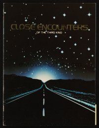 1a253 CLOSE ENCOUNTERS OF THE THIRD KIND souvenir program book '77 Steven Spielberg sci-fi classic!