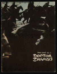 1a257 DOCTOR ZHIVAGO souvenir program book '65 Omar Sharif, Julie Christie, David Lean epic!