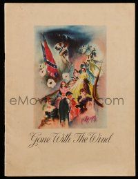 1a271 GONE WITH THE WIND souvenir program book '39 Margaret Mitchell story of the Old South