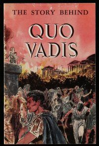 1a314 QUO VADIS souvenir program book '51 Robert Taylor & Deborah Kerr in Ancient Rome, Padan art!