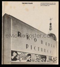 1a316 RKO RADIO PICTURES souvenir program book '77 a 128-film retrospective from 1928 to 1958!