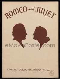 1a317 ROMEO & JULIET souvenir program book '36 Norma Shearer, Leslie Howard, William Shakespeare