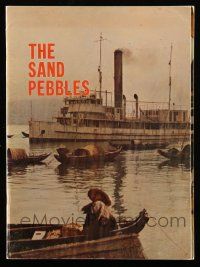 1a320 SAND PEBBLES souvenir program book '67 Navy sailor McQueen & Candice Bergen, Robert Wise
