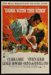 1a167 GONE WITH THE WIND Australian trade ad R70s Clark Gable, Vivien Leigh, all-time classic!