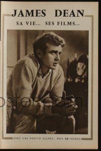 1a403 JAMES DEAN French movie magazine '56 his life & his films, great images!