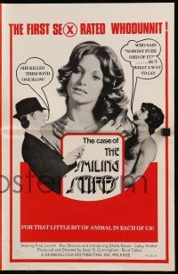 1a897 CASE OF THE FULL MOON MURDERS pressbook R74 seX rated whodunnit, Case of the Smiling Stiffs!