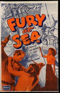 1a938 THIS WOMAN IS MINE pressbook R49 Carol Bruce, Franchot Tone & John Carroll, Fury at Sea!