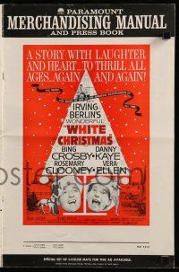 1a979 WHITE CHRISTMAS pressbook R61 Bing Crosby, Danny Kaye, Clooney, Vera-Ellen, musical classic!