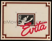 1a260 EVITA stage play souvenir program book '79 classic show w/music by Andrew Lloyd Webber!