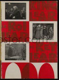 1a360 KING LEAR export Russian promo brochure '70 Russian version of William Shakespeare's tragedy!