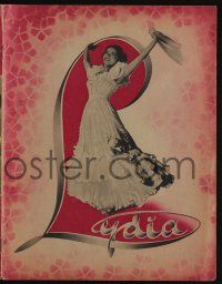 1a364 LYDIA French promo brochure '41 great different images of Merle Oberon, Julien Duvivier