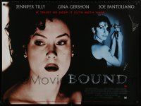 1b100 BOUND DS British quad '96 Wachowski Brothers, sexy Jennifer Tilly & Gina Gershon!