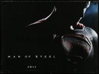 1b123 MAN OF STEEL teaser DS British quad '13 Henry Cavill in the title role as Superman!