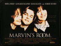1b124 MARVIN'S ROOM DS British quad '96 Meryl Streep, Diane Keaton, Leonardo DiCaprio!