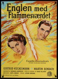 1b768 DER ENGEL MIT DEM FLAMMENSCHWERT Danish '55 too close siblings Gertrud Kuckelmann & Benrath!