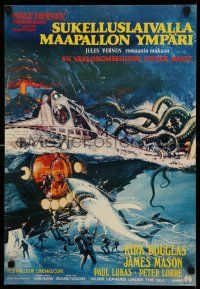 1b150 20,000 LEAGUES UNDER THE SEA Finnish R70s art of Jules Verne's deep sea divers!