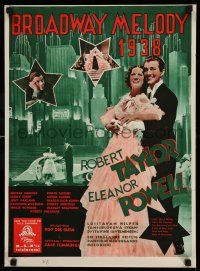 1b160 BROADWAY MELODY OF 1938 Finnish '38 Robert Taylor, Eleanor Powell, George Murphy, Judy Garland