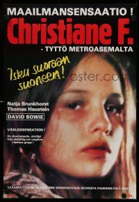 1b162 CHRISTIANE F. Finnish '81 classic German drug movie about 13 year-old drug addict/hooker!
