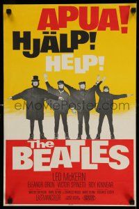 1b180 HELP Finnish '65 great image of The Beatles, John, Paul, George & Ringo!