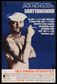 1b188 LAST DETAIL Finnish '73 Hal Ashby, c/u of foul-mouthed Navy sailor Jack Nicholson!