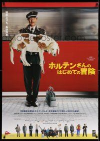 1b593 O'HORTEN Japanese 29x41 '09 Bent Hamer comedy, wacky image of Bard Owe & dog!