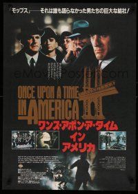 1b699 ONCE UPON A TIME IN AMERICA Japanese '84 Sergio Leone, Robert De Niro, James Woods in hats!