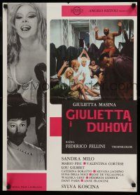 1b449 JULIET OF THE SPIRITS Yugoslavian 20x28 '67 Fellini's Giulietta degli Spiriti, Masina!