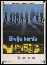 1b513 WILD BUNCH Yugoslavian 20x28 '69 Sam Peckinpah classic, William Holden & Ernest Borgnine!