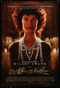 1c029 AFFAIR OF THE NECKLACE 1sh '01 Hilary Swank, Christopher Walken & Jonathon Pryce!