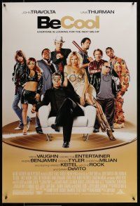 1c091 BE COOL DS 1sh '05 John Travolta, Uma Thurman, Danny Devito, Christina Milian, Dwayne Johnson