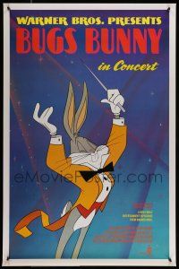 1c134 BUGS BUNNY IN CONCERT 1sh '90 great cartoon image of Bugs conducting orchestra!
