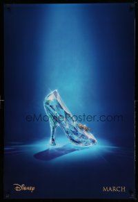 1c161 CINDERELLA teaser DS 1sh '15 great image of classic glass slipper!