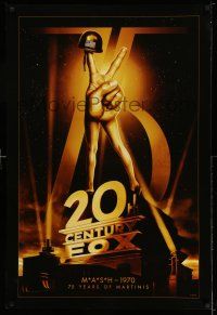 1c009 20TH CENTURY FOX 75TH ANNIVERSARY 27x40 commercial poster '10 wacky image of legs from MASH!