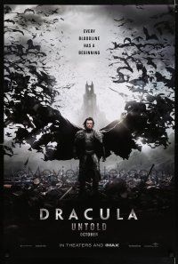 1c205 DRACULA UNTOLD teaser DS 1sh '14 every bloodline has a beginning, vampires!