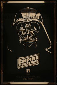 1c221 EMPIRE STRIKES BACK foil Kilian 1sh R90 George Lucas sci-fi classic, Darth Vader by Stedry!