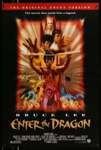 1c224 ENTER THE DRAGON DS 1sh R97 Bruce Lee kung fu classic, the movie that made him a legend!