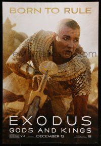 1c233 EXODUS: GODS & KINGS style F teaser DS 1sh '14 close-up of Joel Edgerton as Rhamses!