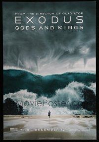 1c234 EXODUS: GODS & KINGS style G teaser DS 1sh '14 Bale as Moses walking through Red Sea!