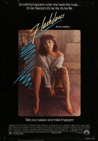 1c254 FLASHDANCE 1sh '83 sexy dancer Jennifer Beals, take your passion and make it happen!