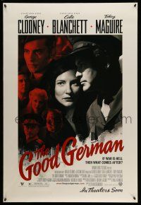 1c296 GOOD GERMAN advance DS 1sh '06 Steven Soderbergh directed, Clooney & pretty Cate Blanchett!