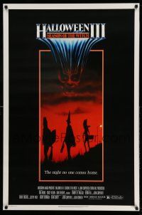1c311 HALLOWEEN III 1sh '82 Season of the Witch, horror sequel, cool horror image!