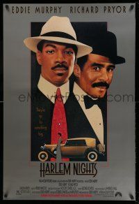 1c317 HARLEM NIGHTS advance 1sh '89 great Drew Struzan art of Eddie Murphy & Richard Pryor!