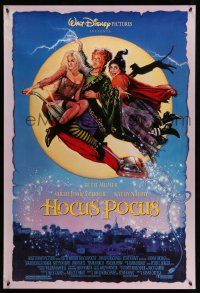 1c349 HOCUS POCUS DS 1sh '93 Bette Midler & Kathy Najimy as witches, Drew Struzan art!