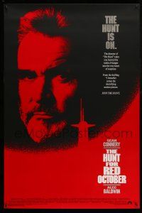 1c371 HUNT FOR RED OCTOBER 1sh '90 Russian military submarine captain Sean Connery!