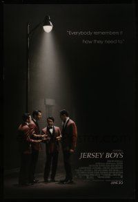 1c425 JERSEY BOYS advance DS 1sh '14 John Lloyd Young as Frankie Valli, The Four Seasons!