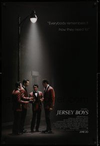 1c426 JERSEY BOYS int'l advance DS 1sh '14 John Lloyd Young as Frankie Valli, The Four Seasons!